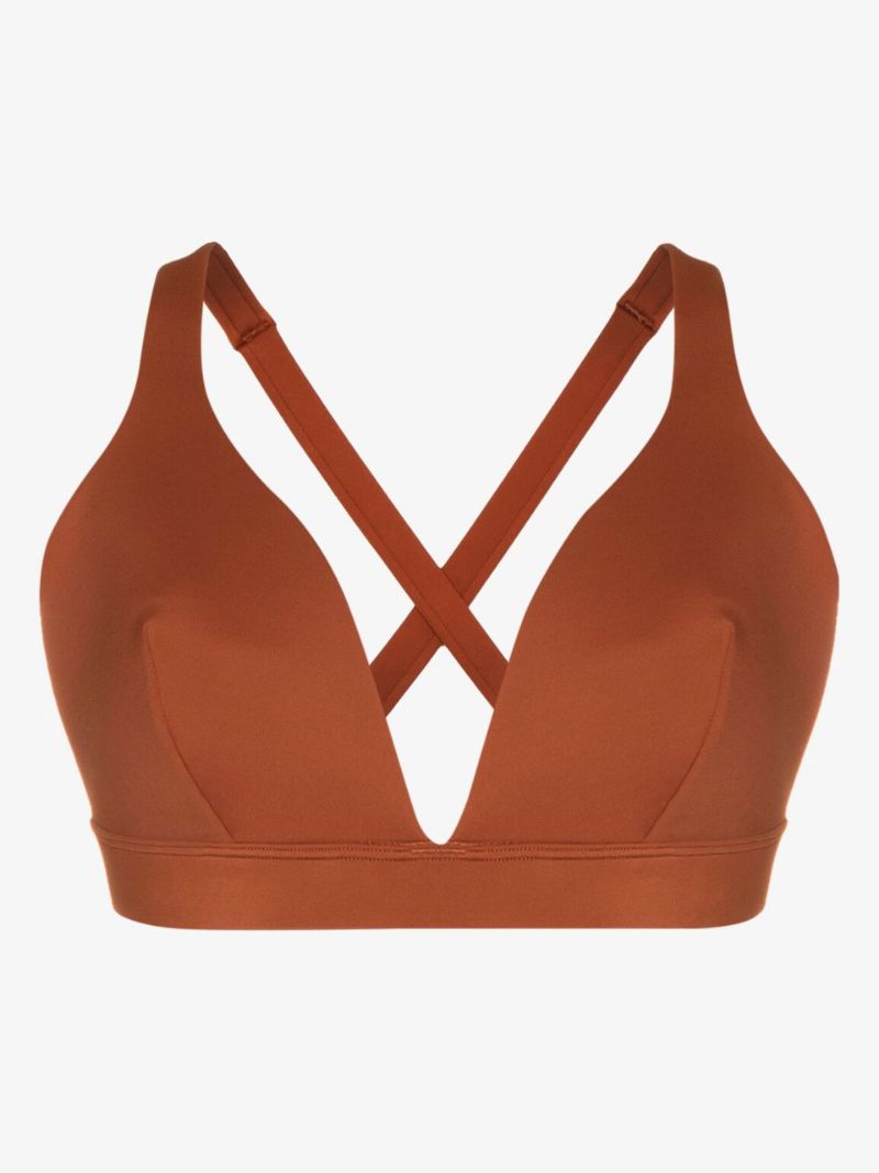 Orange the Tri Bikini Top