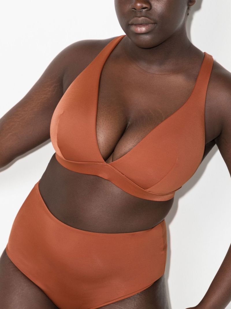 Orange the Tri Bikini Top