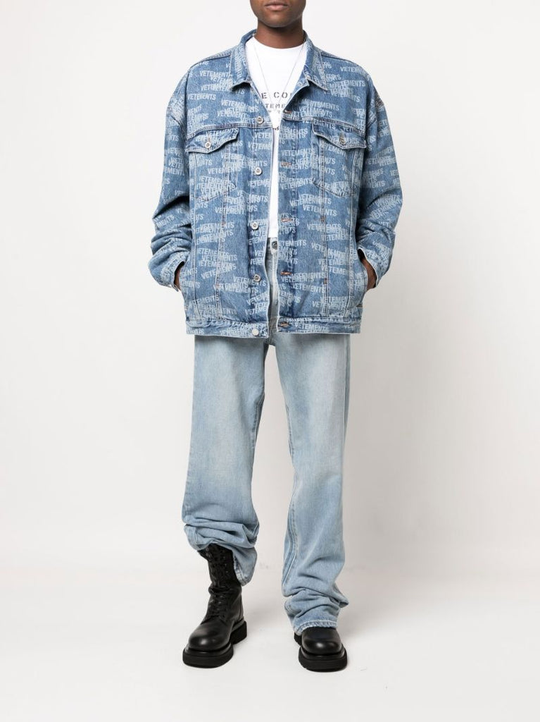 Blue Logo Denim Jacket