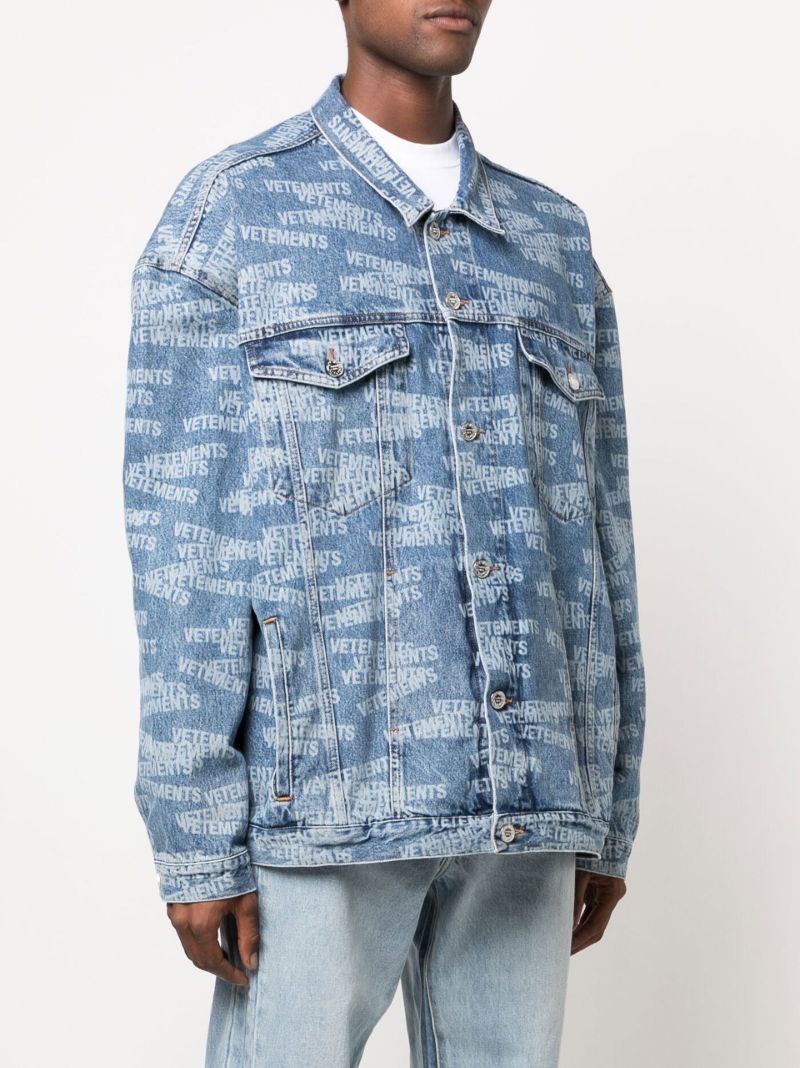 Blue Logo Denim Jacket