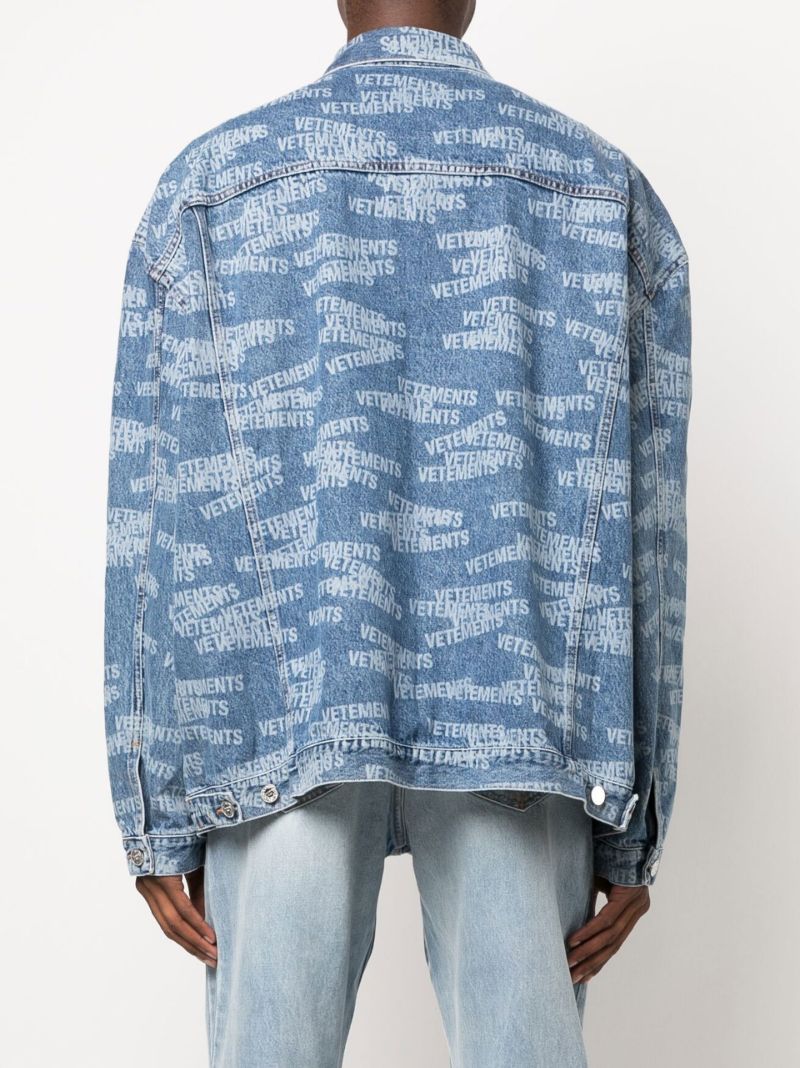 Blue Logo Denim Jacket
