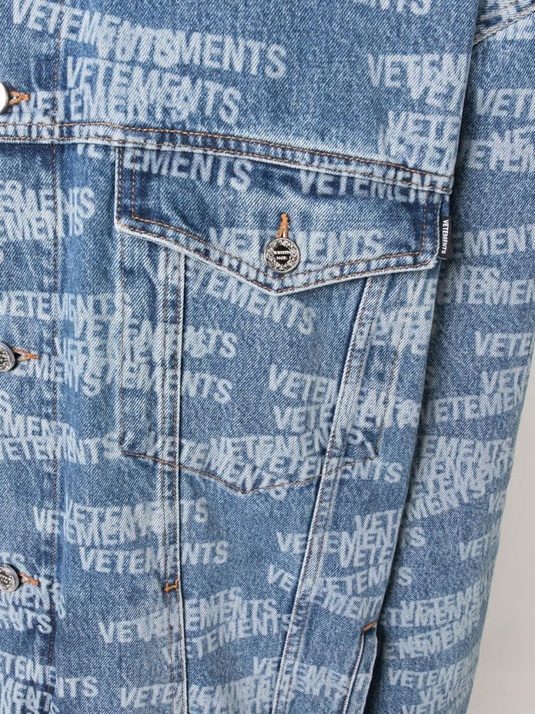Blue Logo Denim Jacket