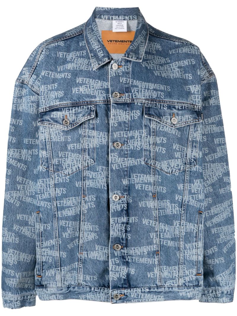 Blue Logo Denim Jacket