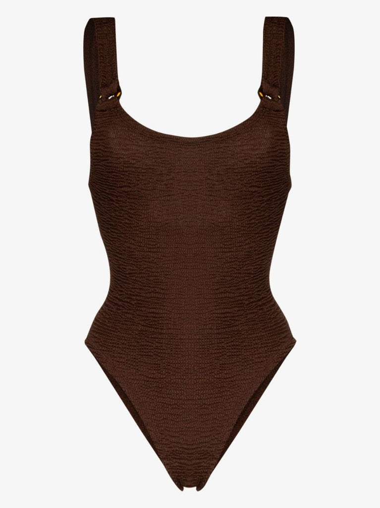 Domino Crinkle Swimsuit