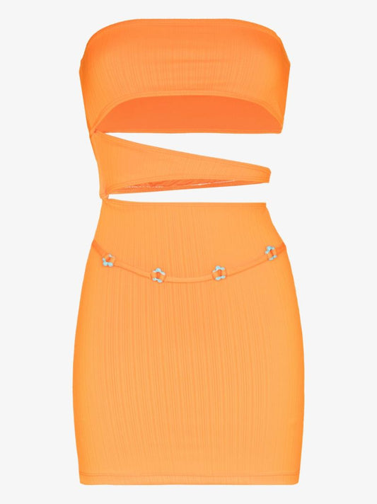 Richie PlissÃ_x0083_Â© Cutout Dress