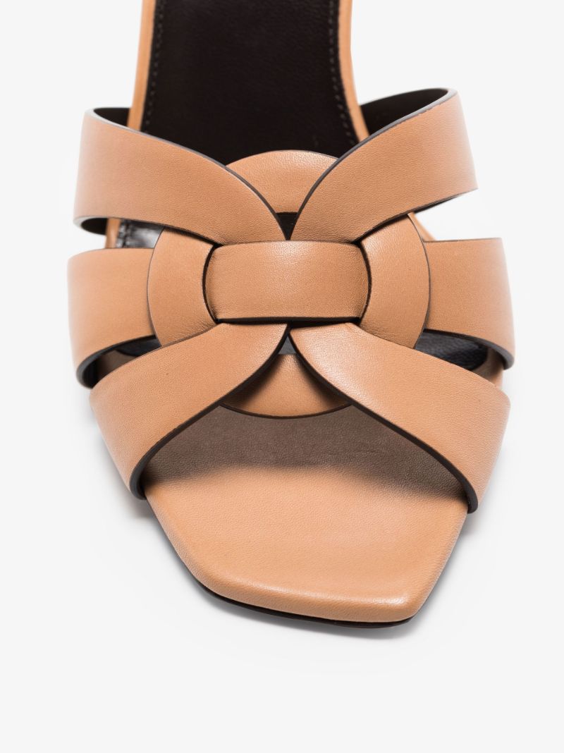 Neutral Tribute 85 Leather Mules