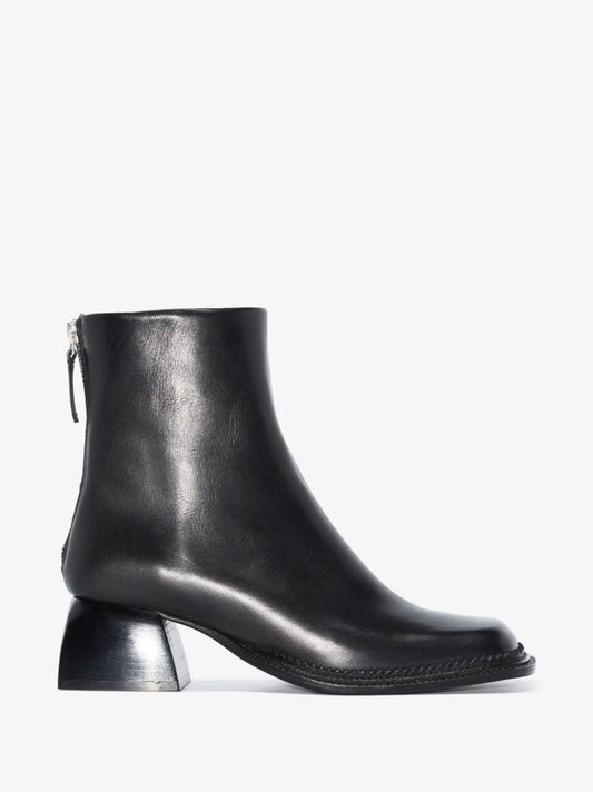 Black Bulla Gine 45 Leather Ankle Boots