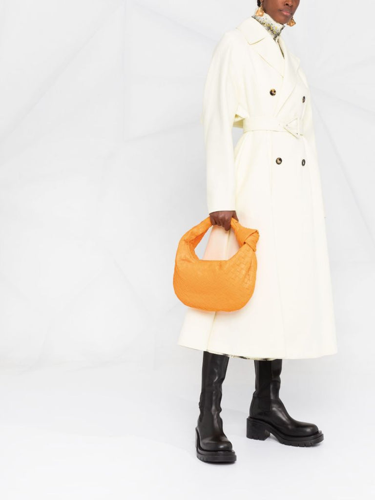 Orange Teen Jodie Leather Shoulder Bag