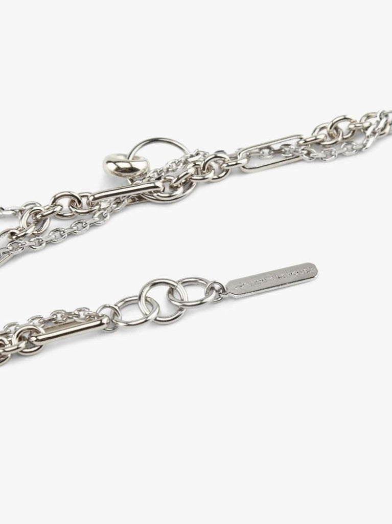 Silver Tone Rachel Double Chain Bracelet