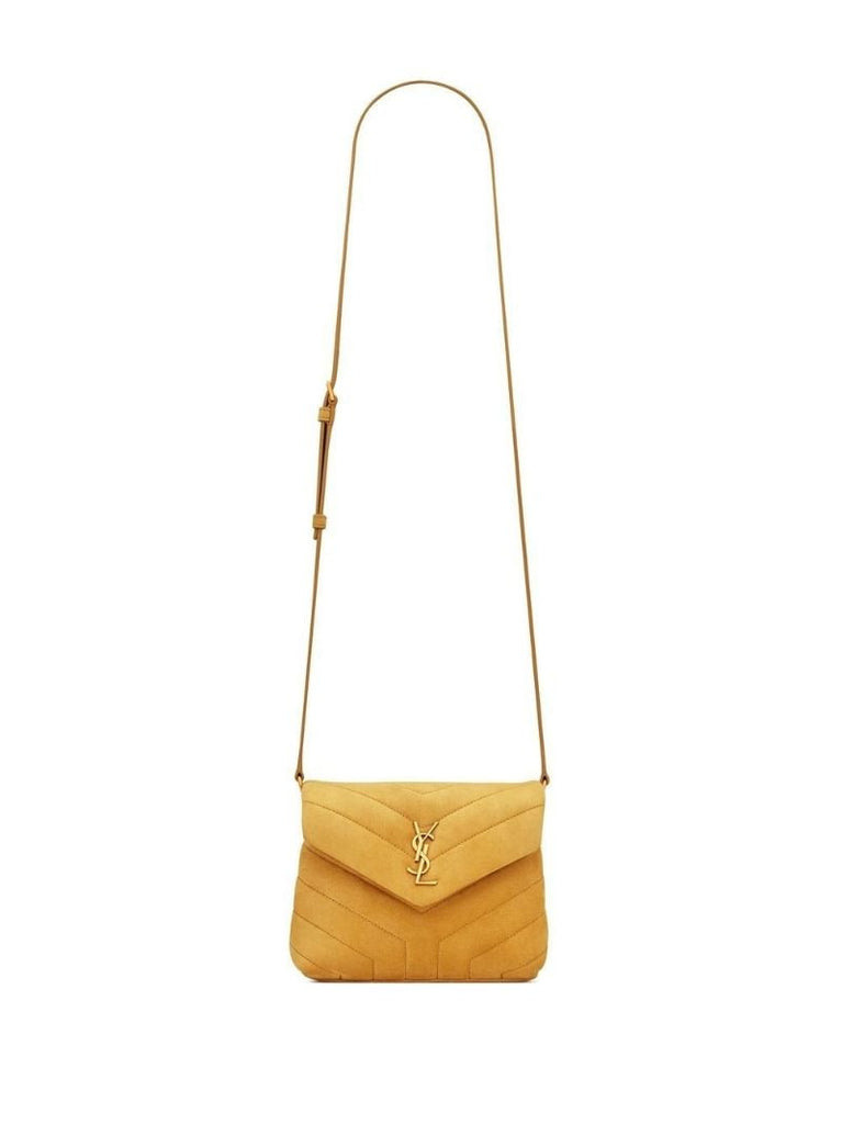Yellow Loulou Toy Quilted Leather Cross Body Bag