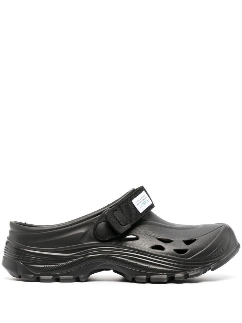 Black Mok Rubber Mules