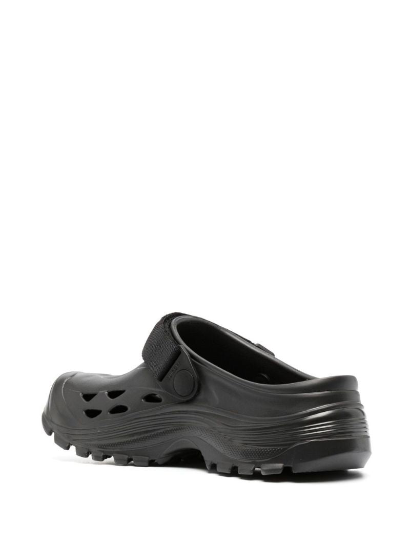 Black Mok Rubber Mules