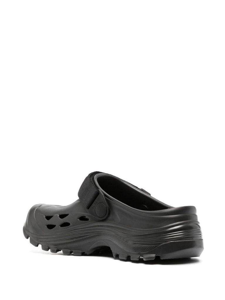 Black Mok Rubber Mules