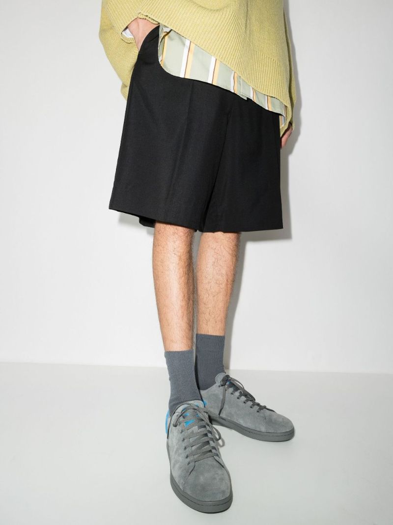 Grey Orion Low Top Suede Sneakers