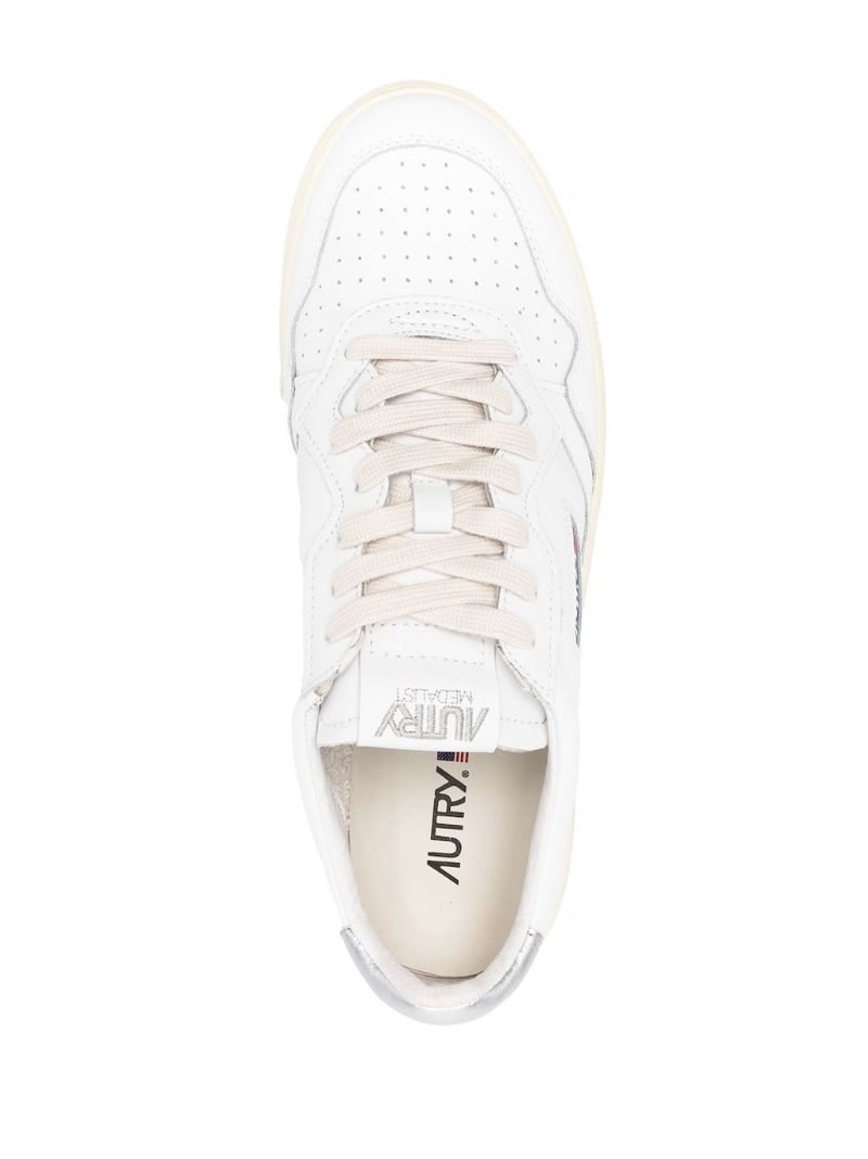 White Medalist Low-top Sneakers