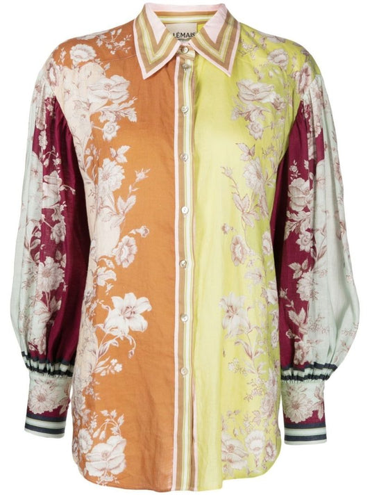 Multicolour Marlow Colourblock Floral Print Shirt