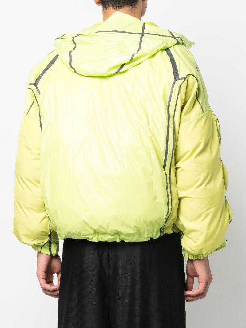 X Columbia Yellow Upcycled Bubble Jacket