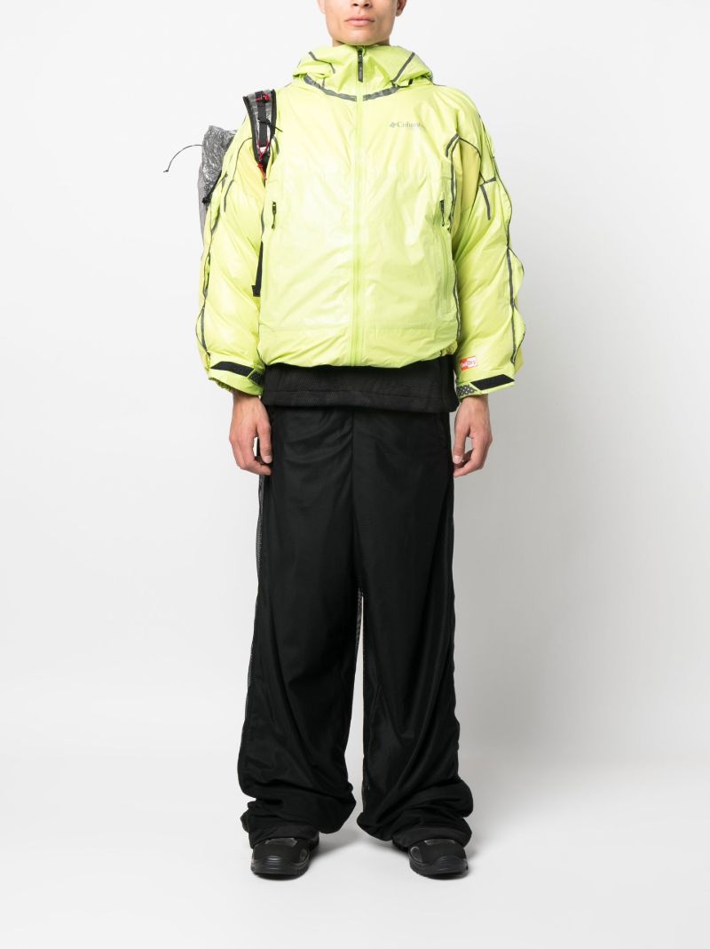 X Columbia Yellow Upcycled Bubble Jacket