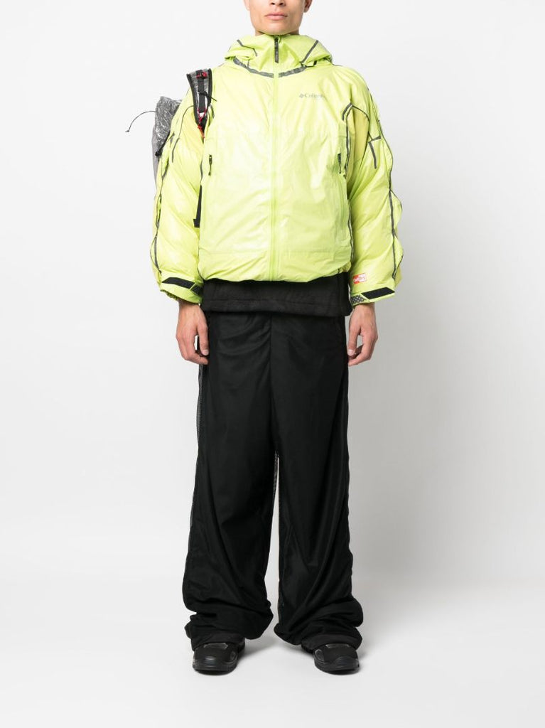 X Columbia Yellow Upcycled Bubble Jacket