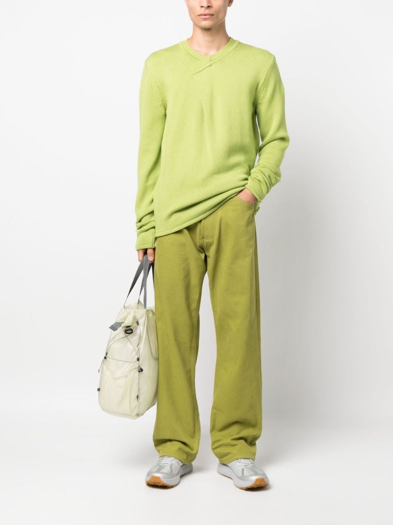 Green Eire Embroidered Jeans