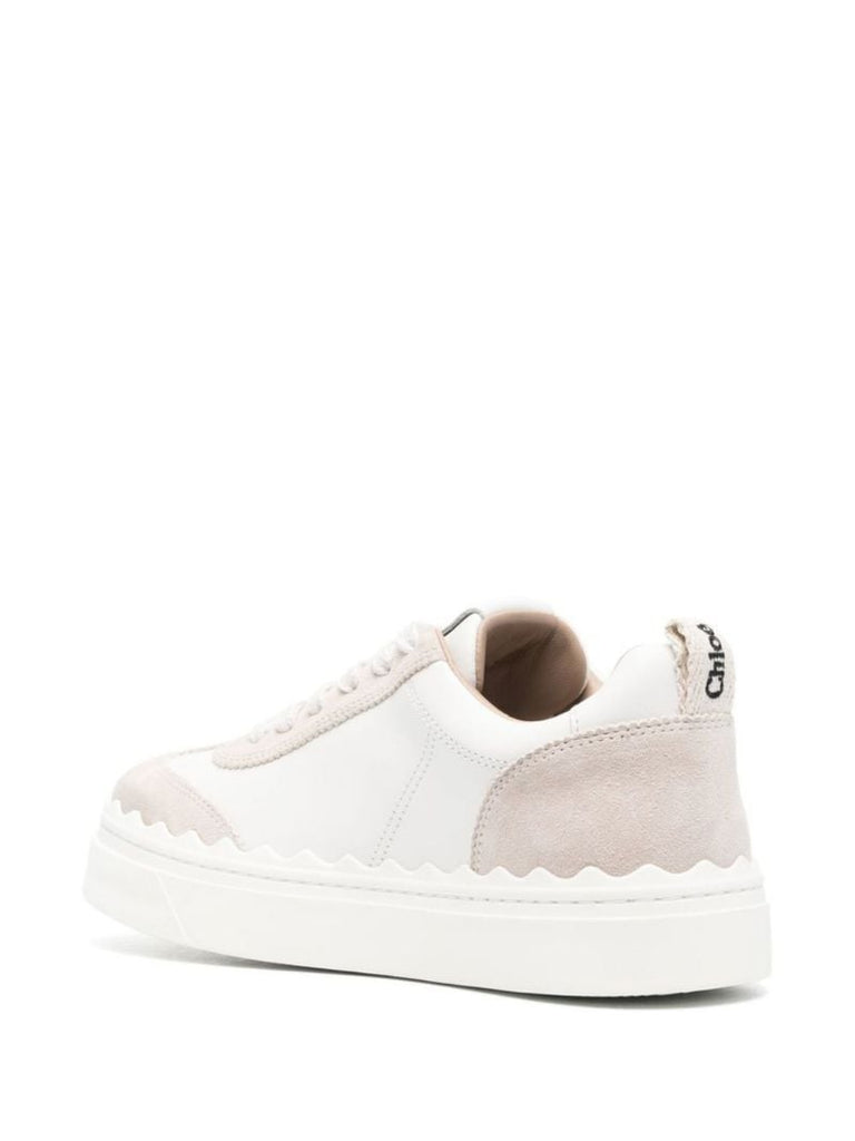 Neutral Lauren Leather Sneakers