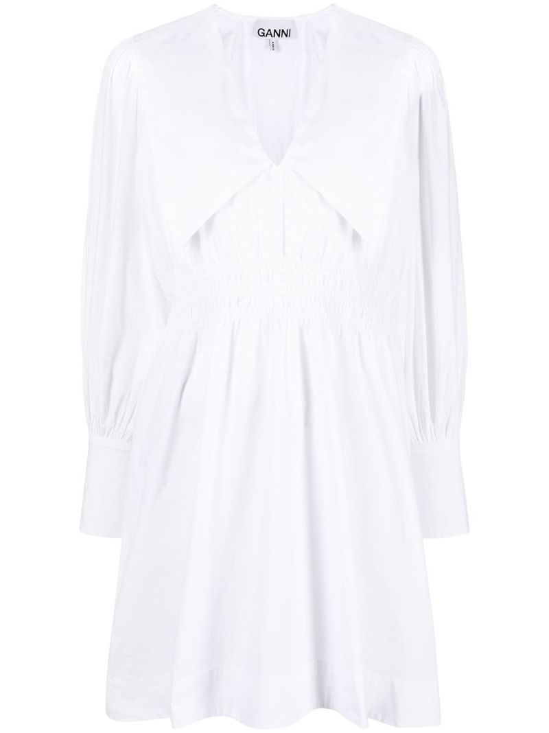White Organic Cotton Shirt Dress
