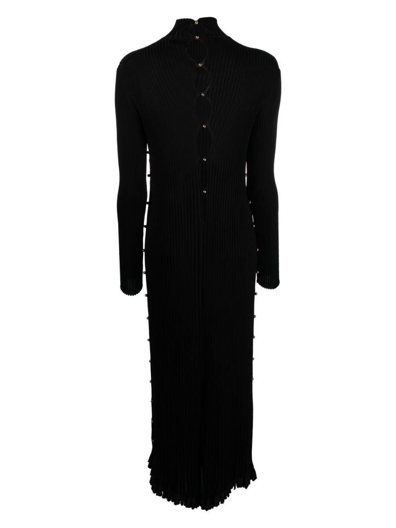 Black PlissÃ_x0083_Â© Maxi Dress