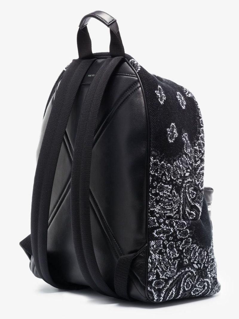 Black Crochet Bandana Backpack