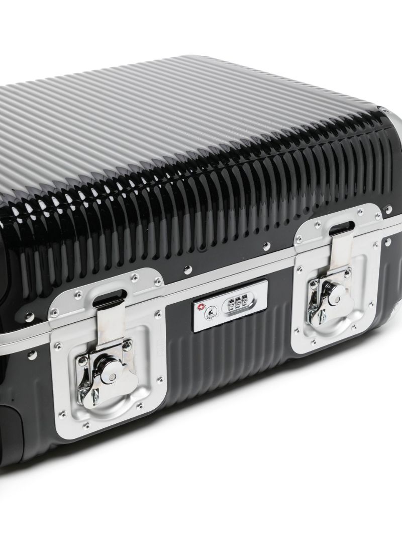 Black Bank Light Spinner 55 Suitcase