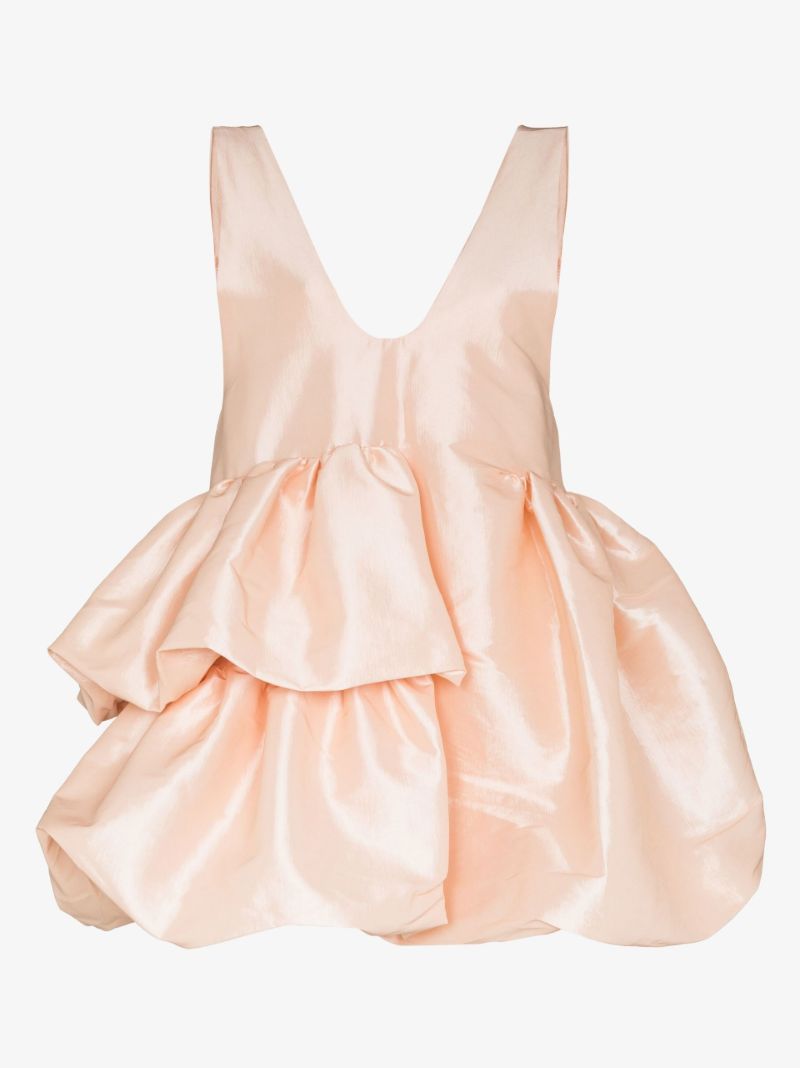Pink Nono Ruffled Mini Dress