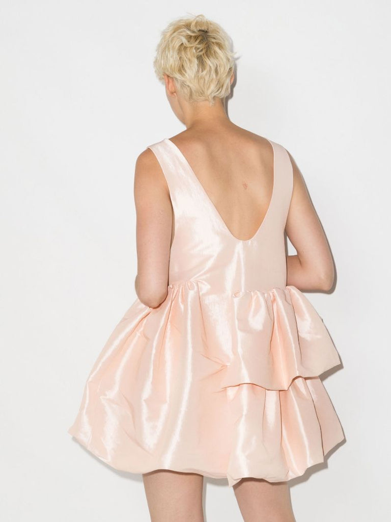 Pink Nono Ruffled Mini Dress