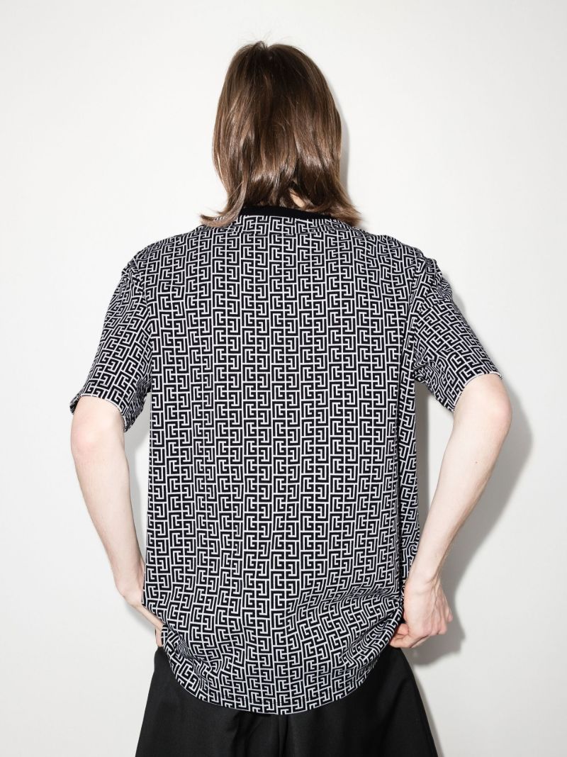 Mini Monogram Print Cotton T-shirt