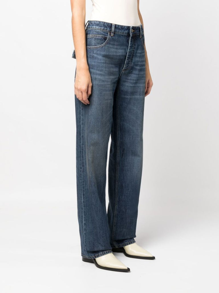 Blue Washed Boyfriend Jeans