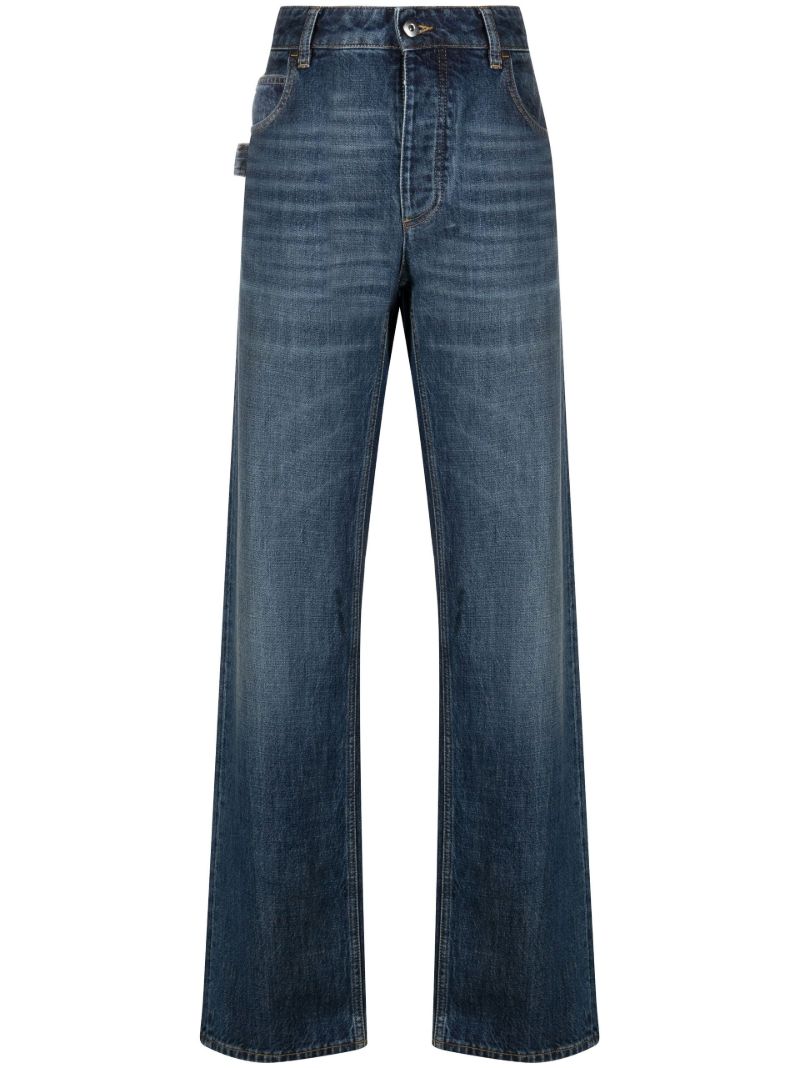 Blue Washed Boyfriend Jeans