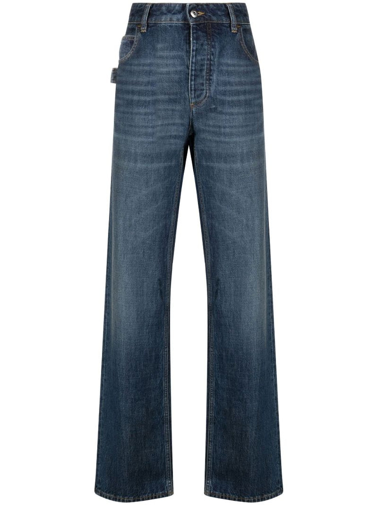 Blue Washed Boyfriend Jeans