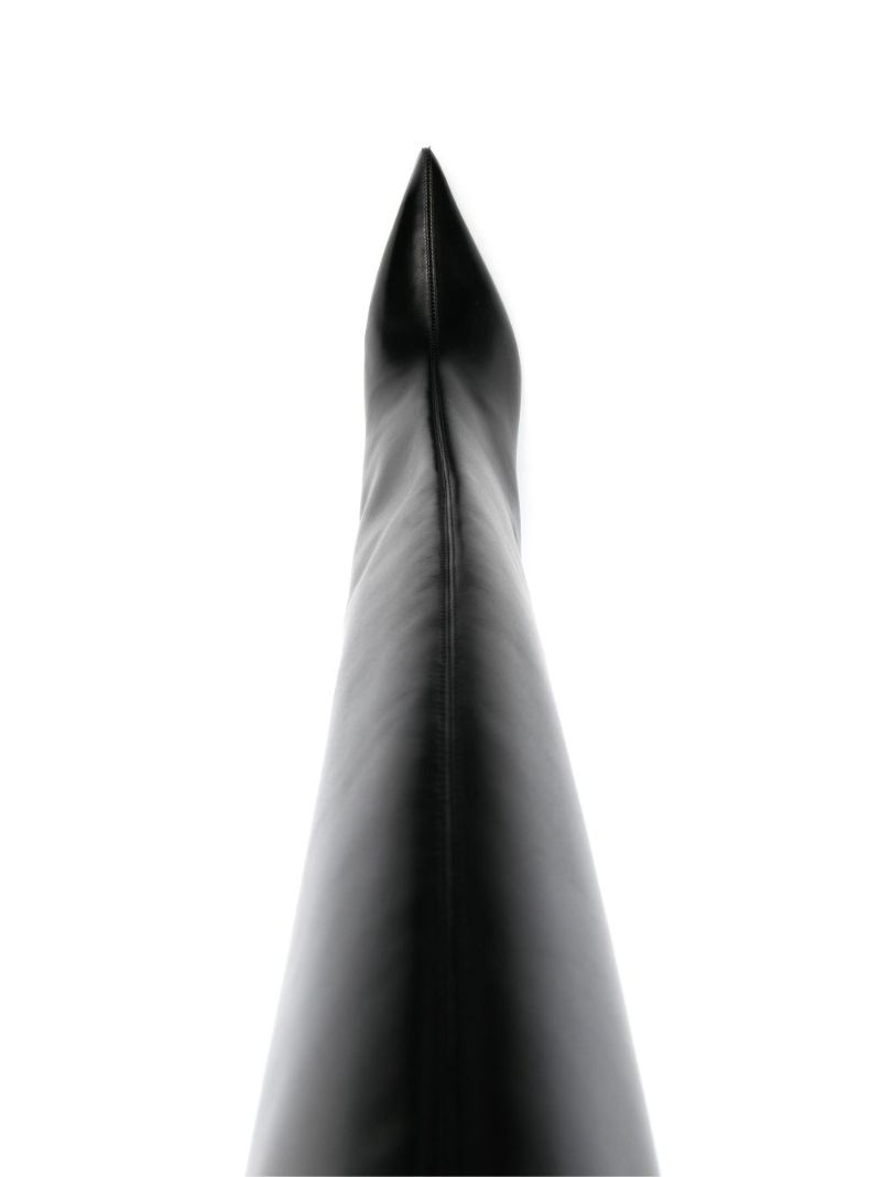 Black Blake 85 Leather Knee-high Boots