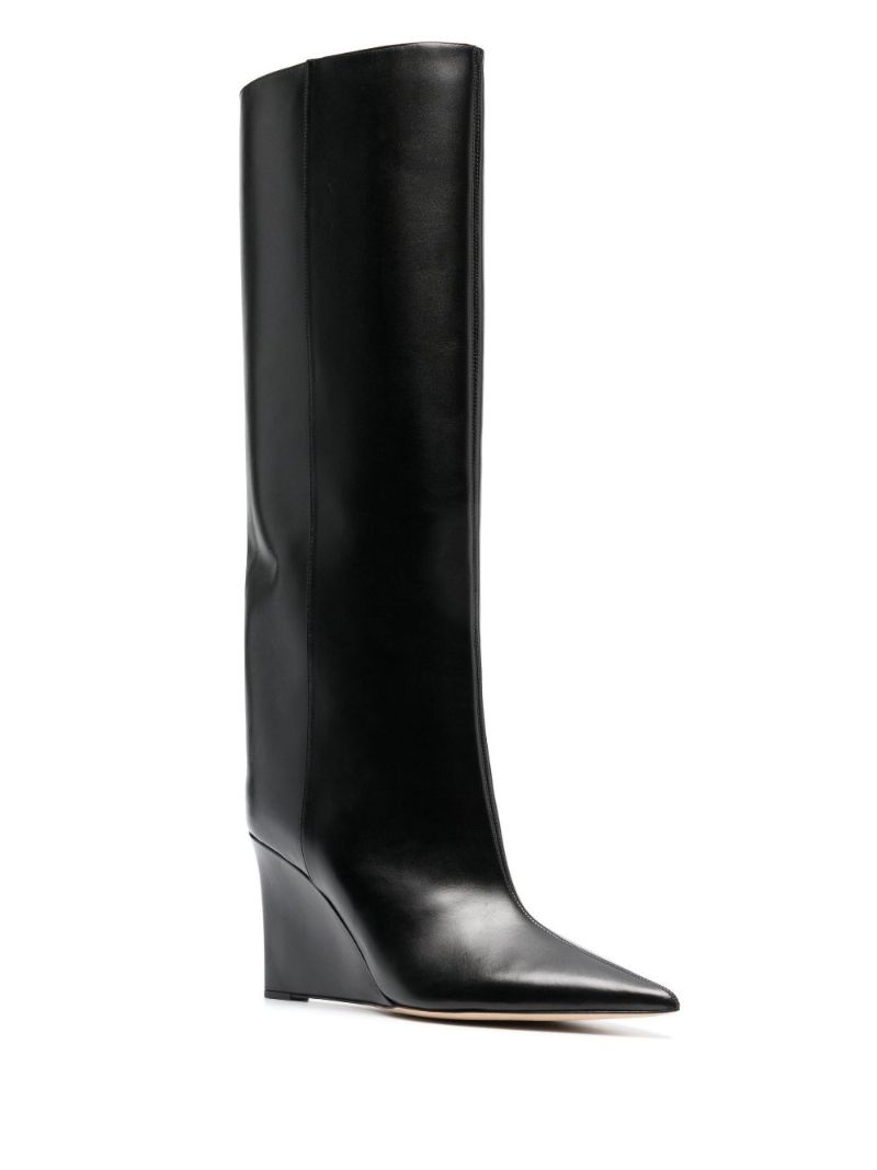 Black Blake 85 Leather Knee-high Boots