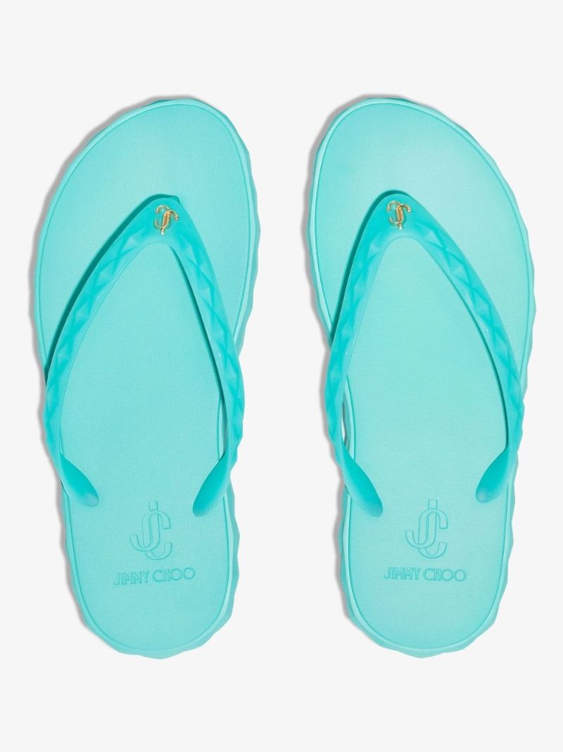 Blue Diamond Flat Flip Flops