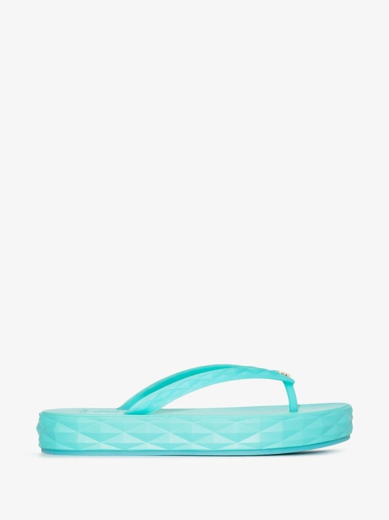 Blue Diamond Flat Flip Flops