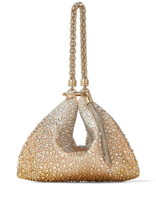 Gold-tone Callie Crystal Tote Bag