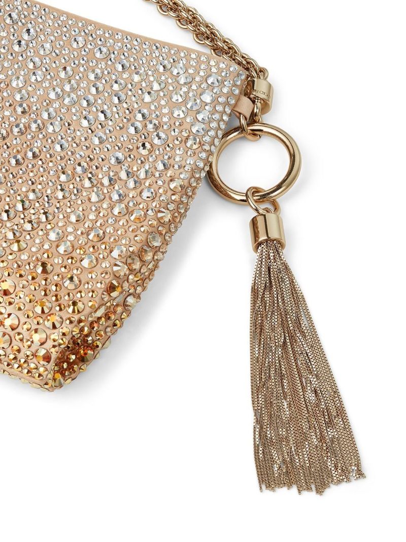 Gold-tone Callie Crystal Tote Bag