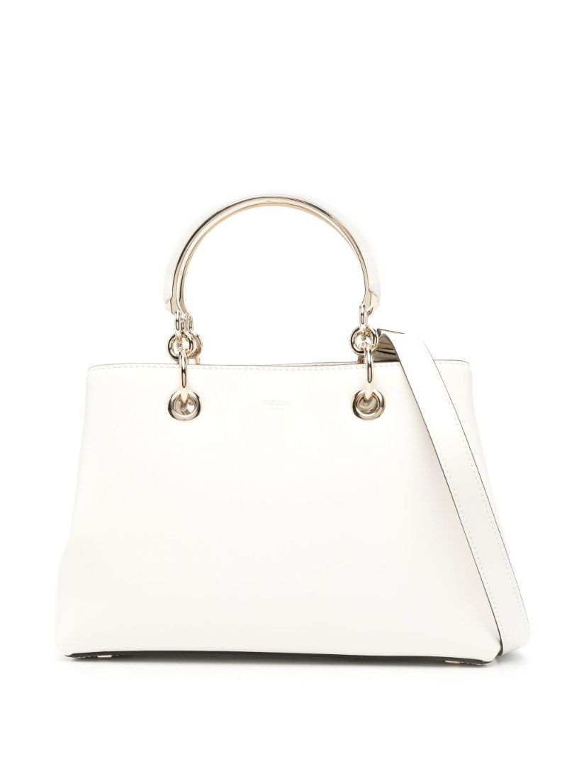 Neutral Bonbon Leather Tote Bag