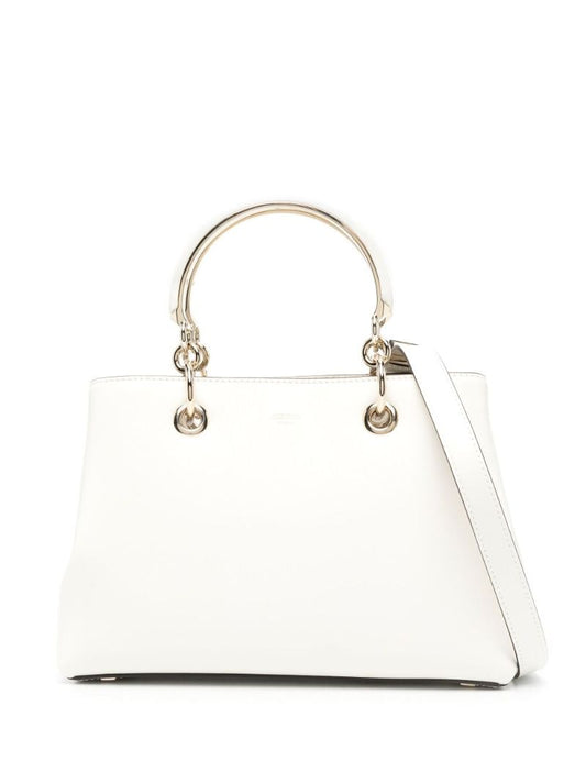 Neutral Bonbon Leather Tote Bag