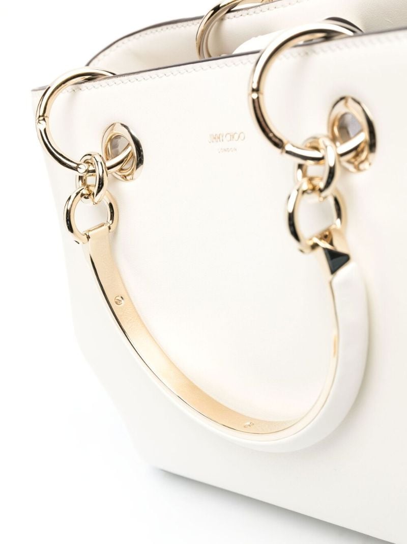 Neutral Bonbon Leather Tote Bag