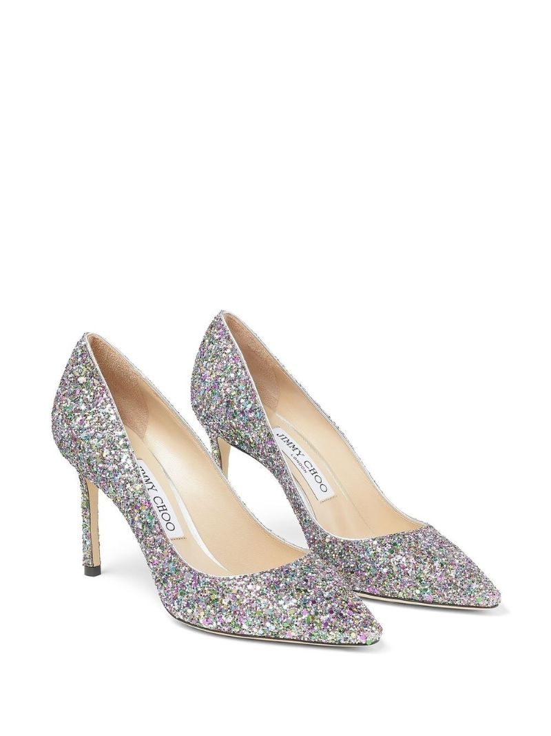 Multicolour Romy Glitter 85mm Pumps