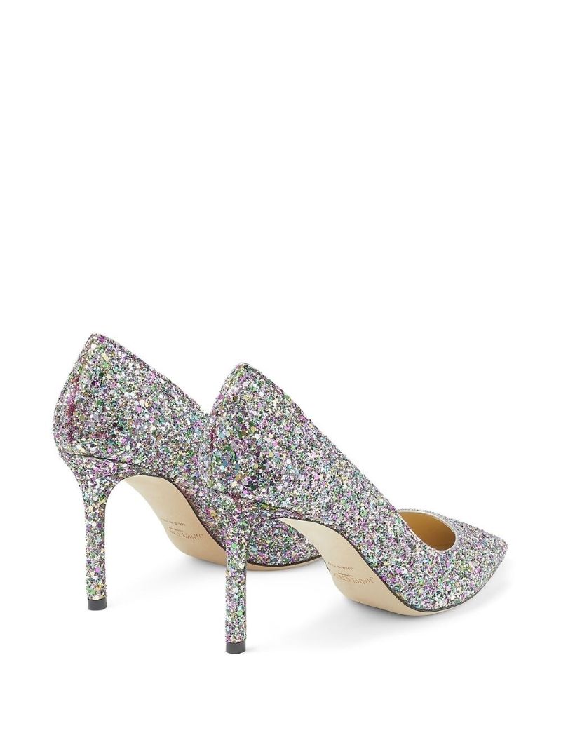 Multicolour Romy Glitter 85mm Pumps