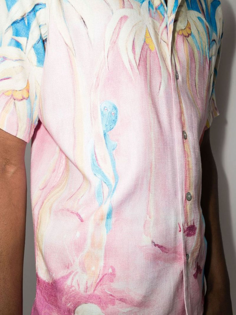 Coconut Grove Printed Short Sleeve Shirt