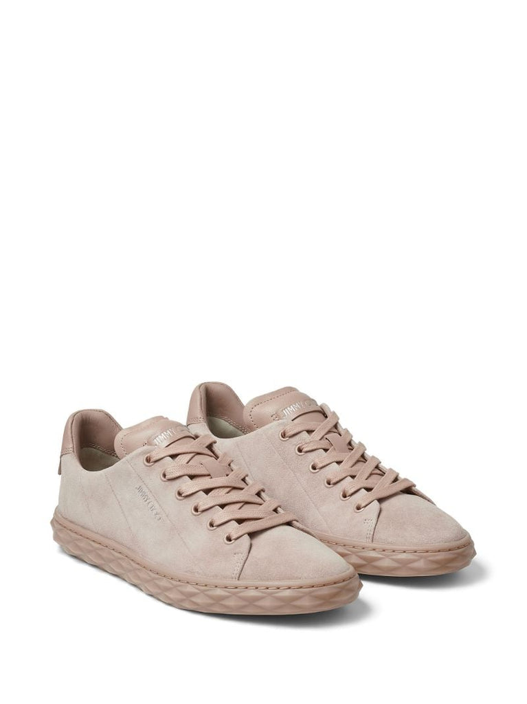 Pink Diamond Light Low Top Suede Sneakers