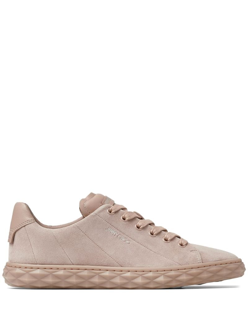 Pink Diamond Light Low Top Suede Sneakers
