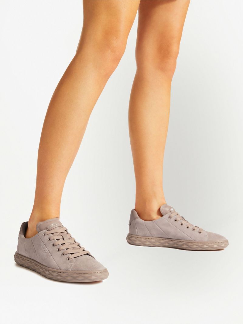 Pink Diamond Light Low Top Suede Sneakers